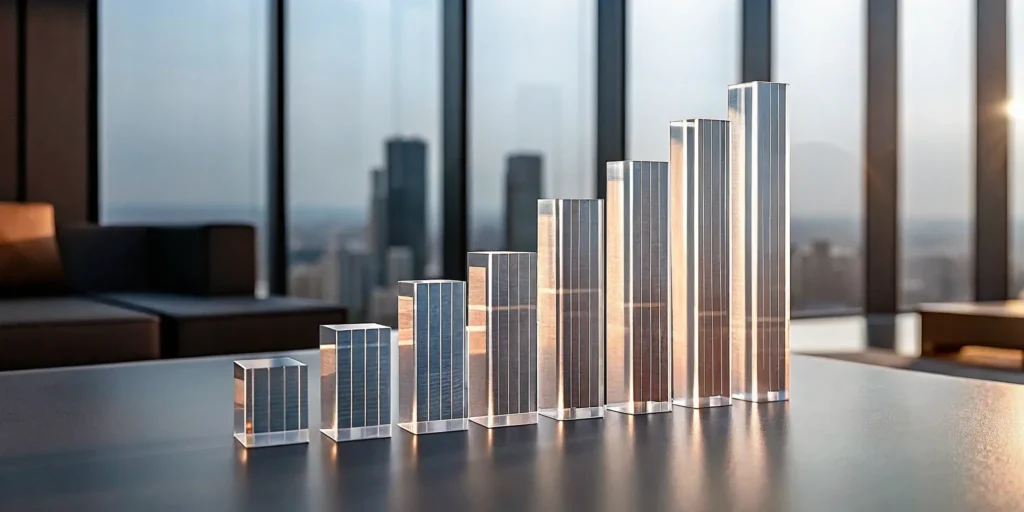 A bar graph showing growth from real estate investment firms specializing in tax strategy.