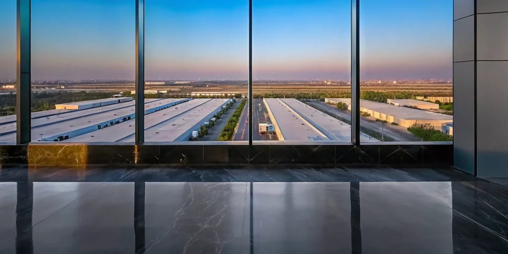 Top private equity industrial real estate firms invest in modern warehouses.