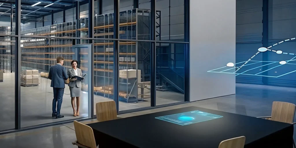 Investors evaluating a flex industrial property for a private equity fund.
