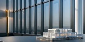 Architectural model on a desk for planning the best tax-advantaged real estate strategies.