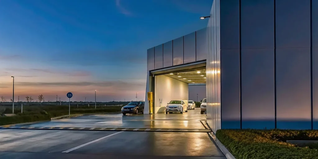 Modern express car wash investment property for accredited investors
